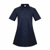 Miso Oxford Day Dress Womens Морска синьо Дамски поли и рокли