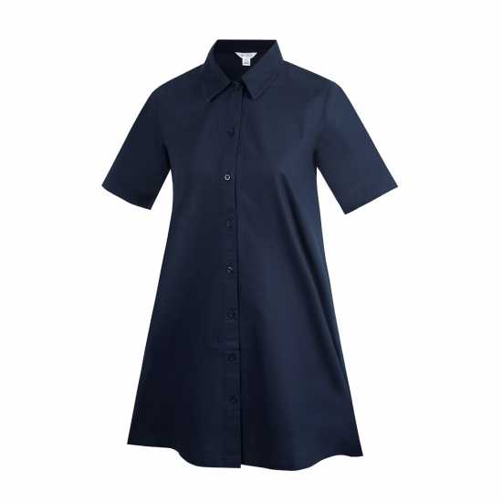 Miso Oxford Day Dress Womens Морска синьо Дамски поли и рокли
