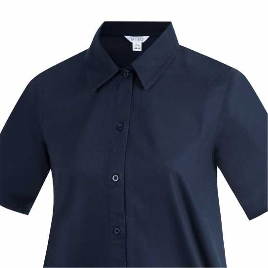 Miso Oxford Day Dress Womens Морска синьо Дамски поли и рокли