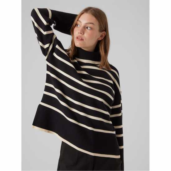 Vero Moda Knit Striped Jumper  Дамски пуловери и жилетки