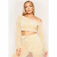 Missy Empire Off Shoulder Cropped Jumper  Дамски пуловери