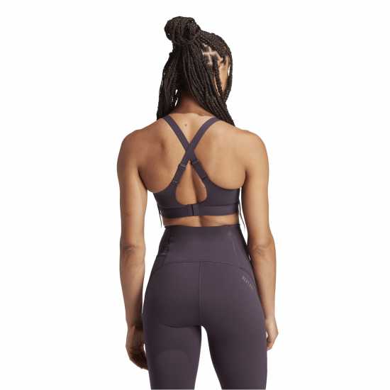 Adidas Tlrdim Luxe Hs High Impact Sports Bra Womens  