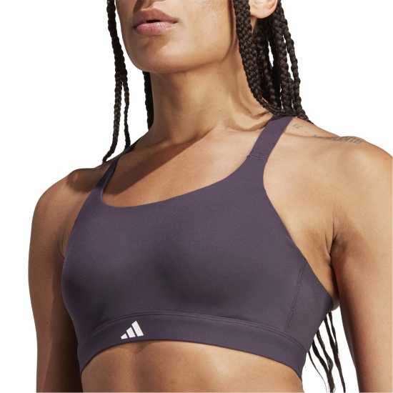 Adidas Tlrdim Luxe Hs High Impact Sports Bra Womens  