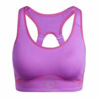 Adidas Women's Asmc Tpa Non Wired High Impact Sports Bra Purple 
