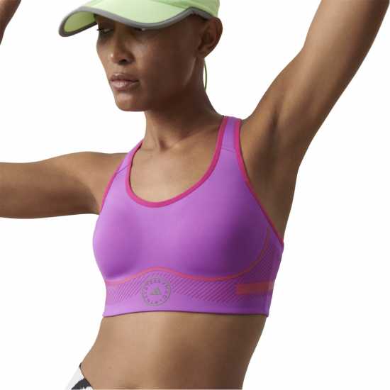 Adidas Women's Asmc Tpa Non Wired High Impact Sports Bra Purple 
