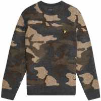 Lyle And Scott Lyle Camo Crew Sn54 Lyle And Scott Lyle Camo Crew Sn54