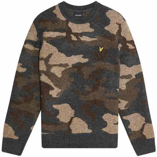 Lyle And Scott Lyle Camo Crew Sn54 Lyle And Scott Lyle Camo Crew Sn54
