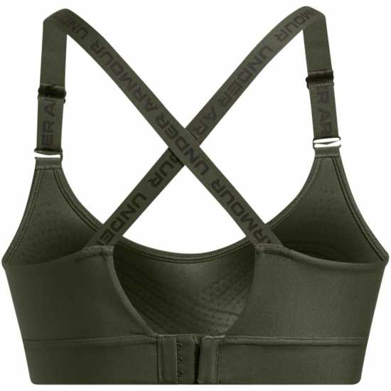 Under Armour Armour Ua Infinity Mid 2.0 Bra Medium Impact Sports Womens Green Спортни сутиени