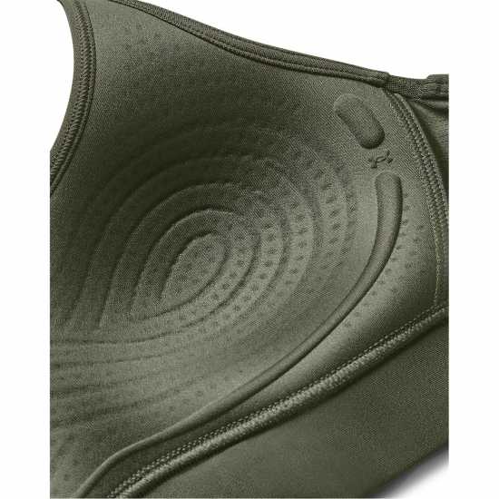 Under Armour Armour Ua Infinity Mid 2.0 Bra Medium Impact Sports Womens Green Спортни сутиени