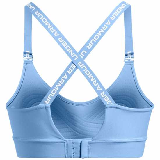 Under Armour Armour Ua Infinity Mid 2.0 Bra Medium Impact Sports Womens Blue Спортни сутиени