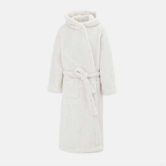 Linea Fleece Robe Women Grey Дамски пижами