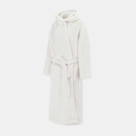 Linea Fleece Robe Women Grey Дамски пижами