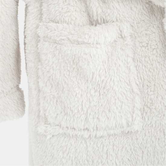 Linea Fleece Robe Women Grey Дамски пижами