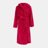 Linea Fleece Robe Women Berry Дамски пижами