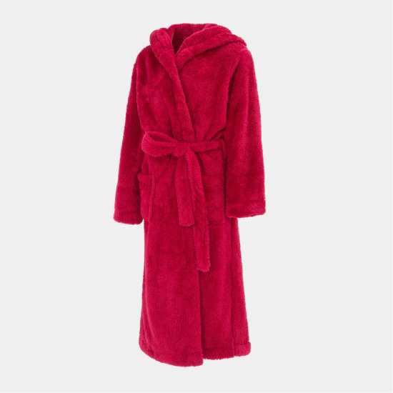Linea Fleece Robe Women Berry Дамски пижами