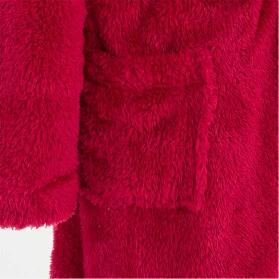 Linea Fleece Robe Women Berry Дамски пижами