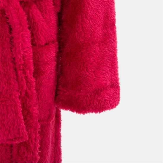 Linea Fleece Robe Women Berry Дамски пижами