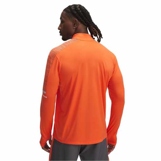 Under Armour Мъжко Горнище С Цип Tech Quarter Zip Top Mens Orange 