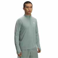 Under Armour Мъжко Горнище С Цип Tech Quarter Zip Top Mens Green Under Armour Мъжко Горнище С Цип Tech Quarter Zip Top Mens Green