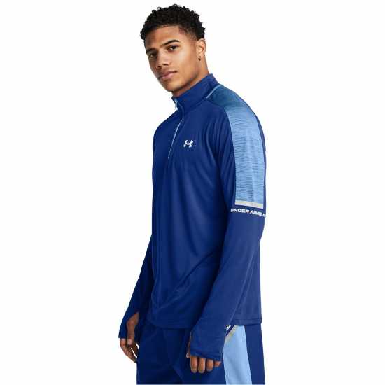 Under Armour Мъжко Горнище С Цип Tech Quarter Zip Top Mens Blue Under Armour Мъжко Горнище С Цип Tech Quarter Zip Top Mens Blue