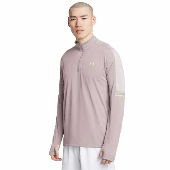 Under Armour Мъжко Горнище С Цип Tech Quarter Zip Top Mens Grey 
