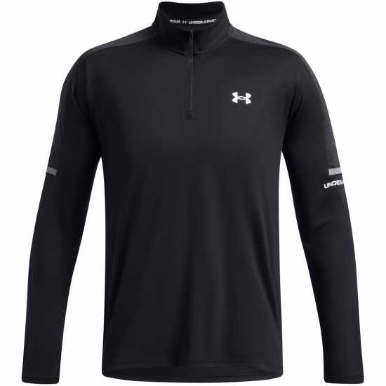 Under Armour Мъжко Горнище С Цип Tech Quarter Zip Top Mens Black Under Armour Мъжко Горнище С Цип Tech Quarter Zip Top Mens Black