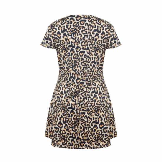 Soulcal Up Dress Леопардов принт Дамски поли и рокли