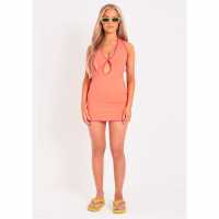 Missy Empire Plunge Ring Detail Mini Dress  Дамски поли и рокли