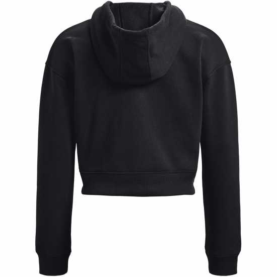 Under Armour Armour Pjt Rck Hw Terry Fz Hoody Womens Black Дамски суичъри и блузи с качулки