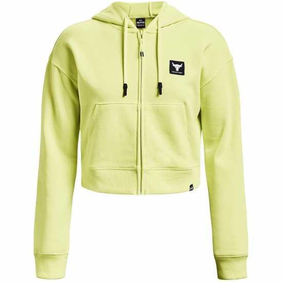 Дамски суичъри и блузи с качулки Under Armour Armour Pjt Rck Hw Terry Fz Hoody Womens Green Under Armour Armour Pjt Rck Hw Terry Fz Hoody Womens Green Дамски суичъри и блузи с качулки