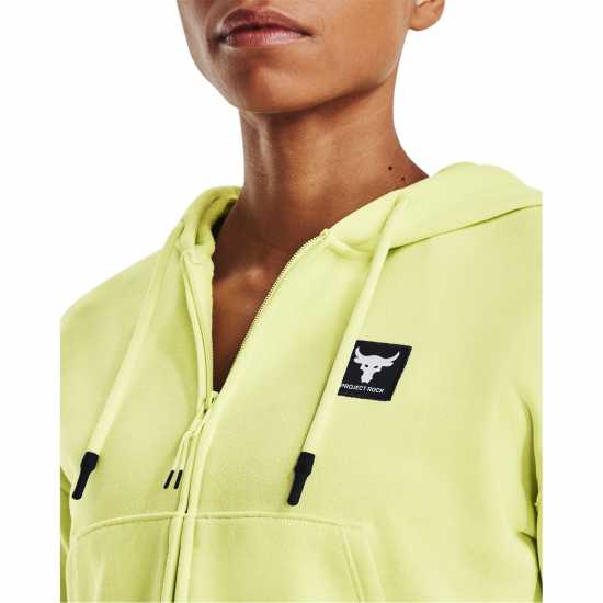 Дамски суичъри и блузи с качулки Under Armour Armour Pjt Rck Hw Terry Fz Hoody Womens Green Under Armour Armour Pjt Rck Hw Terry Fz Hoody Womens Green Дамски суичъри и блузи с качулки