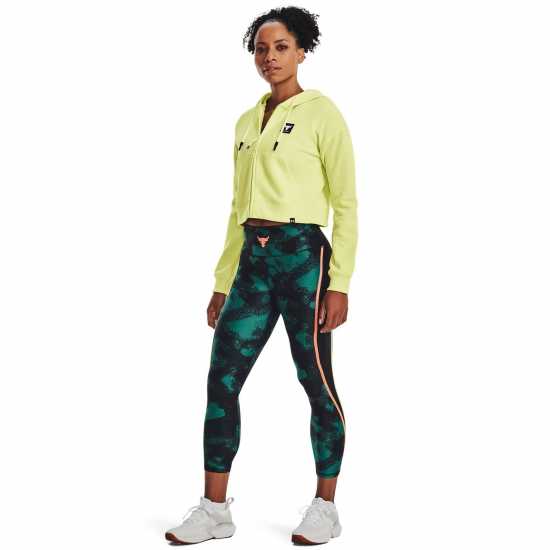 Дамски суичъри и блузи с качулки Under Armour Armour Pjt Rck Hw Terry Fz Hoody Womens Green Under Armour Armour Pjt Rck Hw Terry Fz Hoody Womens Green Дамски суичъри и блузи с качулки
