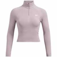 Under Armour Quarter Zip Cropped Fleece Сиво 