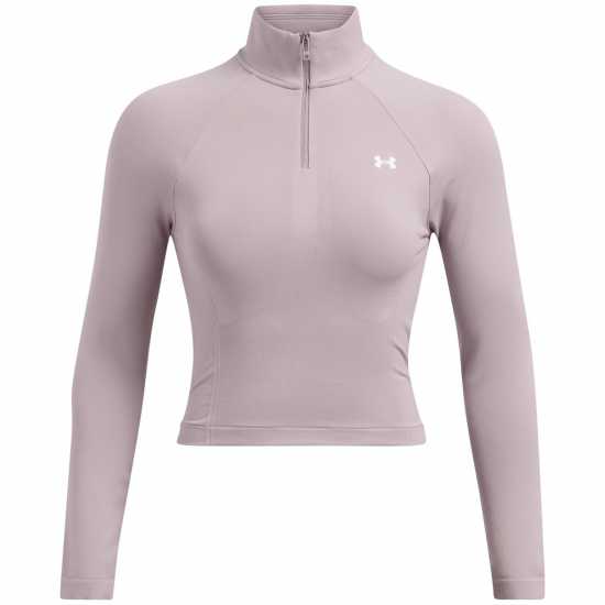 Under Armour Quarter Zip Cropped Fleece Сиво Under Armour Quarter Zip Cropped Fleece Сиво
