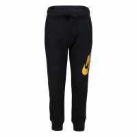 Nike Club Joggers Infant Boys Черно/Метално злато Детски долнища на анцуг
