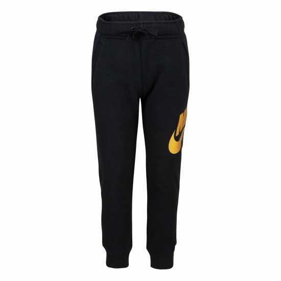 Nike Club Joggers Infant Boys Черно/Метално злато Детски долнища на анцуг