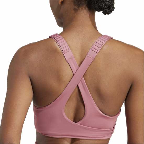 Adidas Fastim L Hs Bra High Impact Sports Womens  