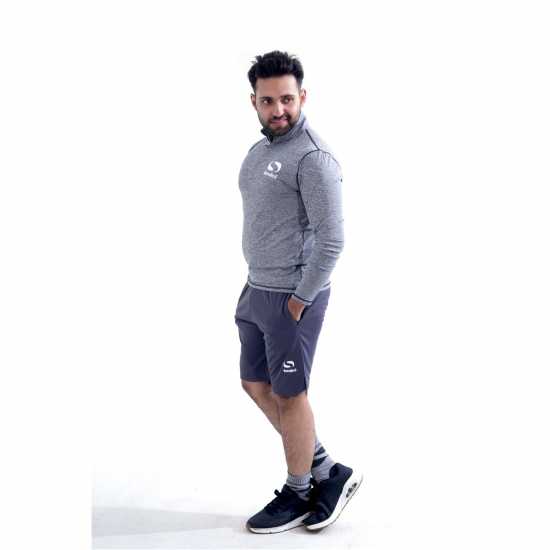 Sondico Melange Quarter Zip Sweatshirt  