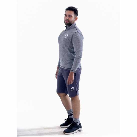 Sondico Melange Quarter Zip Sweatshirt  