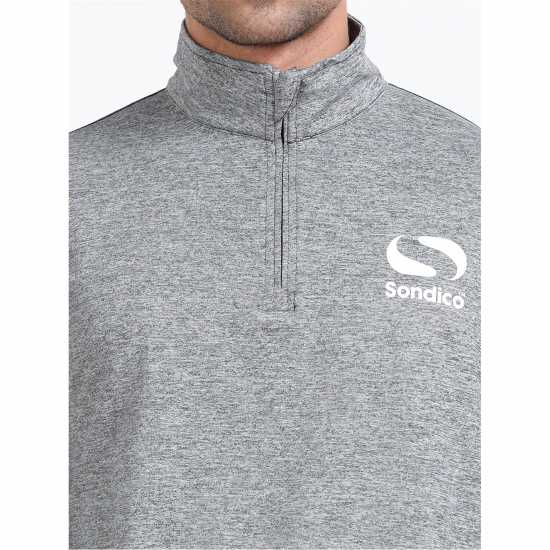 Sondico Melange Quarter Zip Sweatshirt  