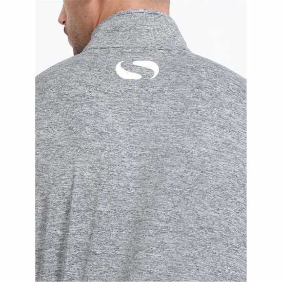 Sondico Melange Quarter Zip Sweatshirt  
