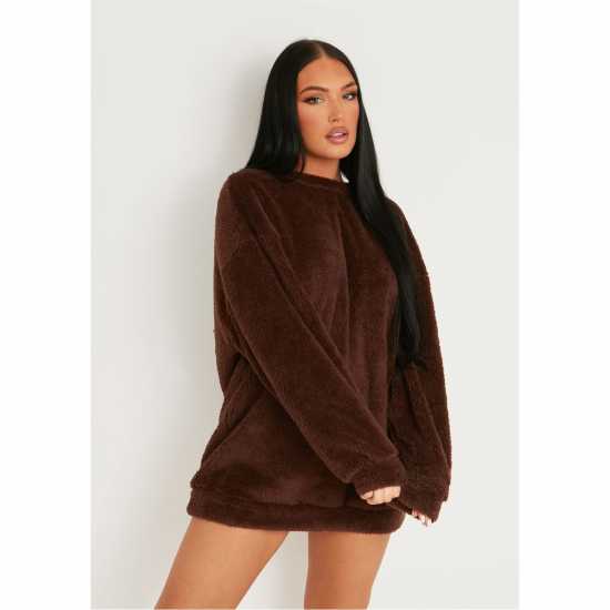 Missy Empire Borg V Back Jumper Dress  Дамски поли и рокли