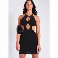 Дамски поли и рокли Missy Empire Neck Cut Out Backless Chain Detail Mini Dress Missy Empire Neck Cut Out Backless Chain Detail Mini Dress Дамски поли и рокли