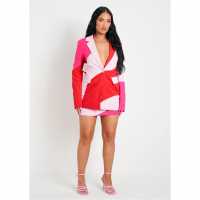 Дамски поли и рокли Missy Empire Block Blazer Missy Empire Block Blazer Дамски поли и рокли