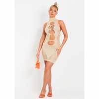 Дамски поли и рокли Missy Empire Out Laddered Mini Dress Missy Empire Out Laddered Mini Dress Дамски поли и рокли