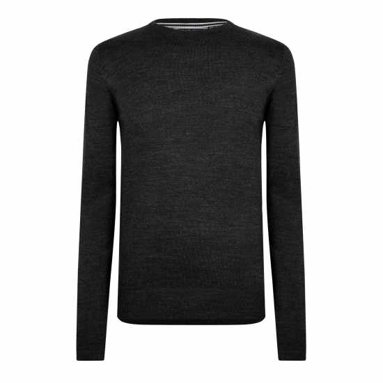 Brave Soul Блуза С Обло Деколте Mens Flat Knit Crew Neck Jumper  