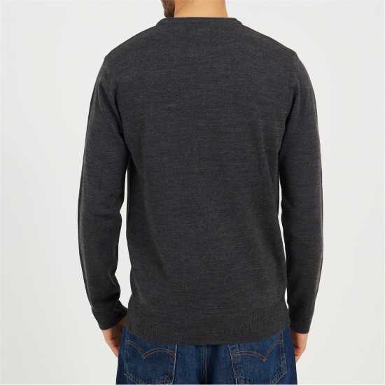 Brave Soul Блуза С Обло Деколте Mens Flat Knit Crew Neck Jumper  