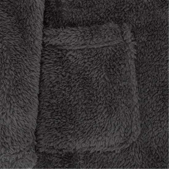 Howick Fleece Plain Robe Men Grey Мъжки пижами