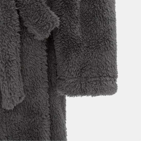 Howick Fleece Plain Robe Men Grey Мъжки пижами