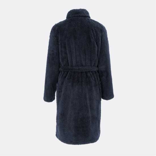 Howick Fleece Plain Robe Men Navy Мъжки пижами